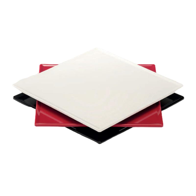 Zicco K-2060 Melamin Teşhir Tabağı 29x29 cm Beyaz