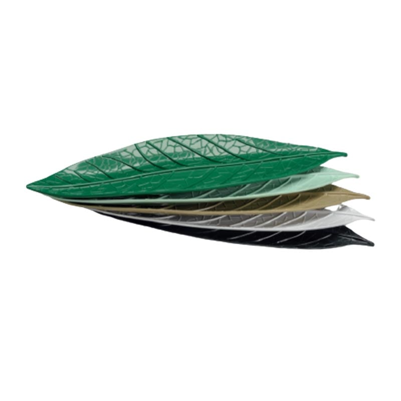 Zicco K-2500 Defne Model Melamin Mini Teşhir Tabağı 13x36 cm Yeşil