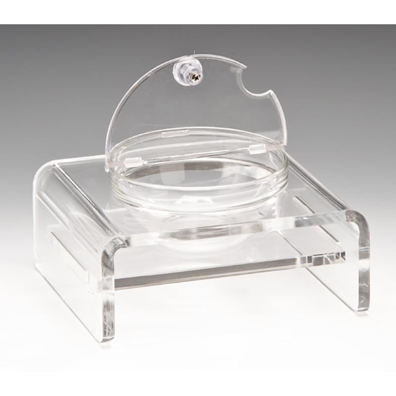 Zicco ZCP-286 Cam Kaseli Kapaklı Polikarbon Teşhir Standı 21x19 cm