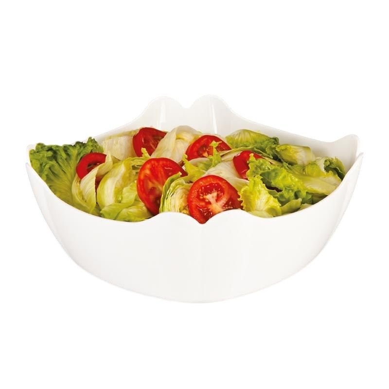 Zicco ZCP-335 Polikarbon Derin Teşhir Kasesi 31x31 cm Beyaz