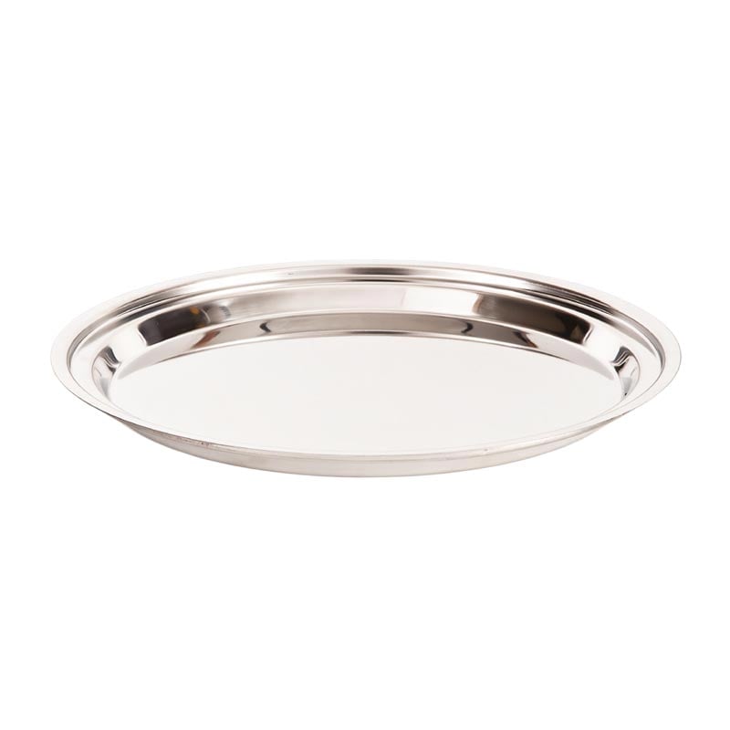 Zicco ZCP-405 Yuvarlak Çelik Teşhir Tepsisi 35 cm