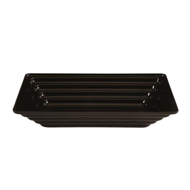 Zicco ZCP-426 Akrilik Teşhir Kasesi 43.5x28.5 cm Siyah