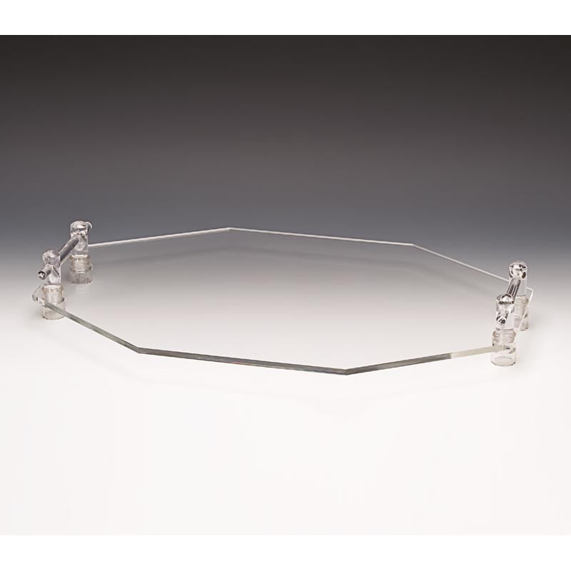Zicco ZCP-587 Akrilik Sekizgen Teşhir Standı 60x40 cm