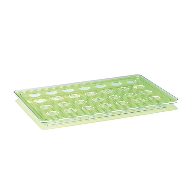 Zicco ZCP-678 Polikarbon Tepsili Shot Servis Standı 28'li 44x8 cm Yeşil