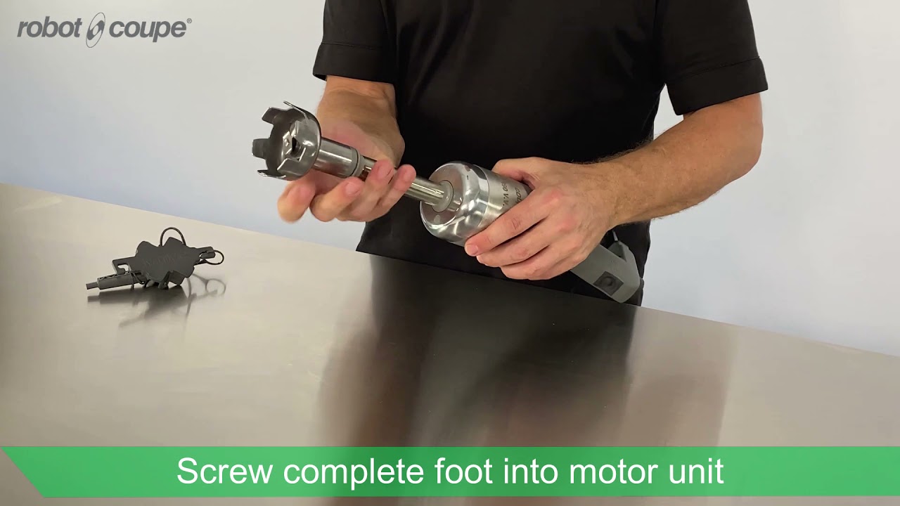 Robot-Coupe MMP 190 V.V. Assembly & Operation