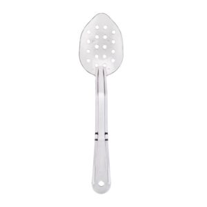 Biradlı BRD-PSS-13D Delikli Polikarbon Servis Kaşığı, 34 cm, Şeffaf
