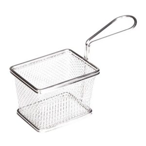 Biradlı BRD-YQ-03 Kare Patates Sunum Sepeti, 10x7.5x7.5 cm