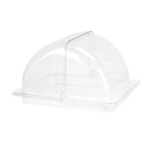Biradlı Groovy GRV-79-T GN 1/2 Rolltop Polikarbon Tepsili Gastronorm Fanus, 33x27x16 cm