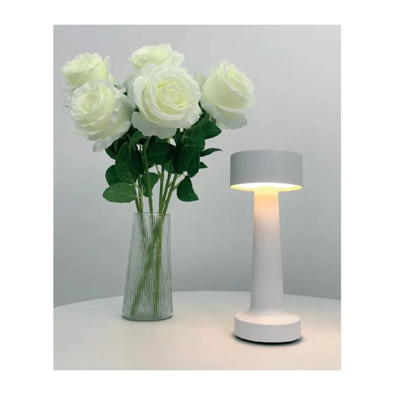 Biradlı GRV-810 Şarj Edilebilir Masa Lambası, 9x21 cm, Beyaz