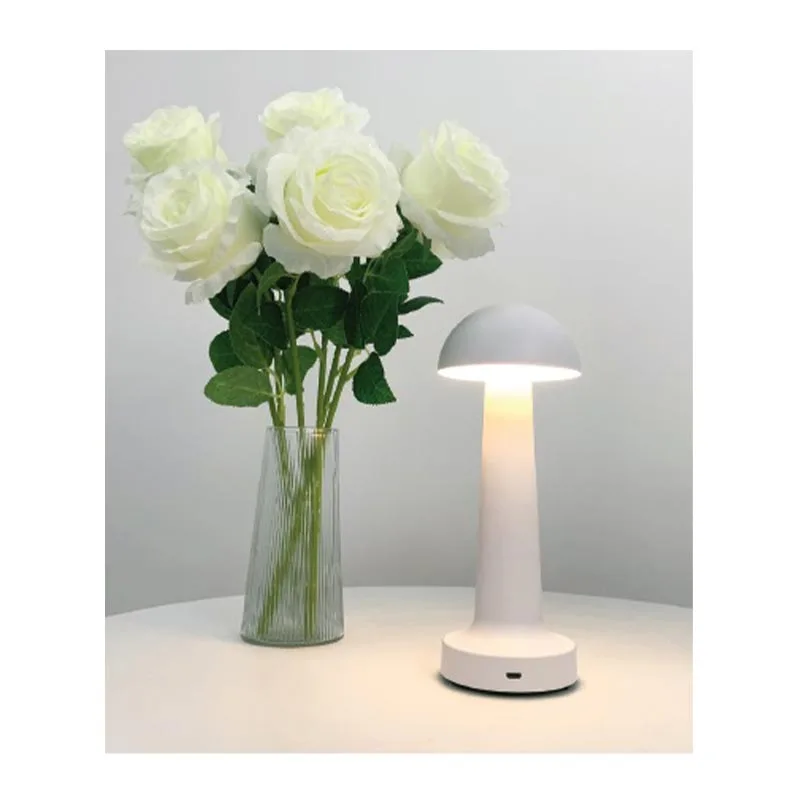 Biradlı GRV-811 Şarj Edilebilir Masa Lambası, 9x21 cm, Beyaz