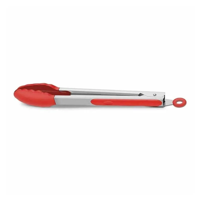 Epinox BMK-25 Silikon Barbekü Maşası 25 cm Kırmızı