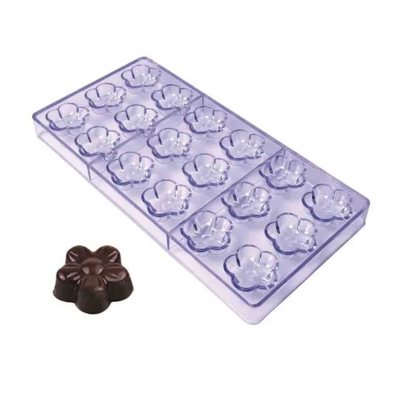 Epinox CCP-13 Çiçek Polikarbon Çikolata Kalıbı 27.5x13.5 cm