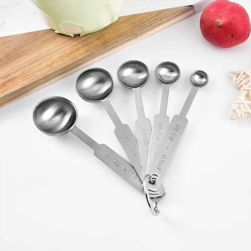 Epinox KÖ-5 Çelik Kaşık Ölçek 5li