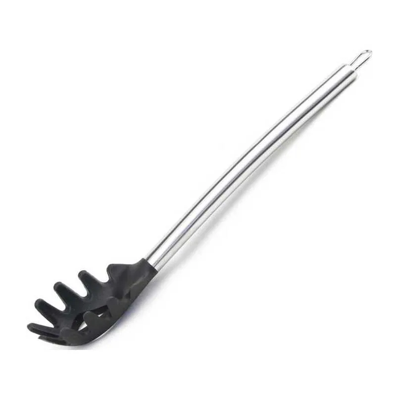 Epinox SK-1 Silikon Spagetti Kaşığı 32 cm Siyah