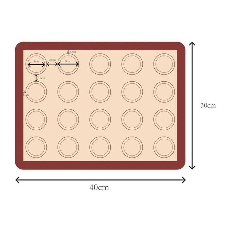 Epinox SMM-43 Silikon Makaron Mat 30x40 cm