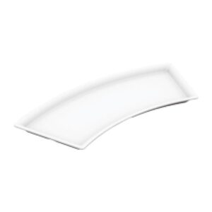 Külsan 104015.CW Gastro Boutique Melamin Teşhir Tabağı, Yarım Ay 40x15 cm