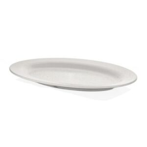 Külsan 11064.CW Thermoset Yağmur Servis Tabak Oval 64x44 cm