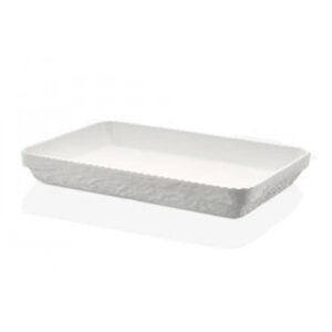 Külsan 21136.CW Thermoset Olie Servis 35.6x24 cm Beyaz