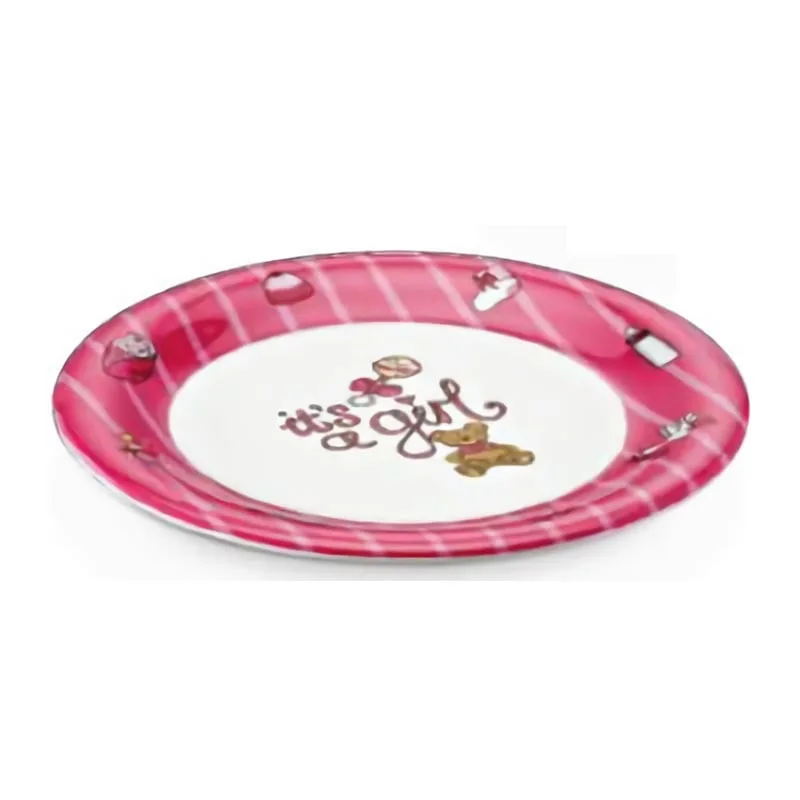 Külsan 2119BP.PW Thermoset Baby Life Bebek Tabağı 19 cm Pembe