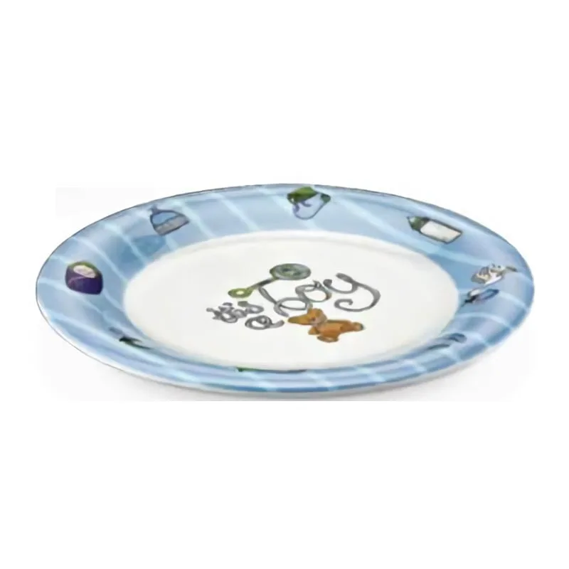 Külsan 2121BM.PW Thermoset Baby Life Bebek Tabağı 21 cm Mavi