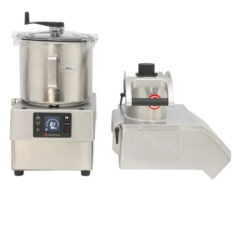 Sammic CK-38V Set Üstü Kombine Parçalayıcı ve Doğrayıcı Hız Ayarlı 1500 W 450 Kg / Saat 8 Lt