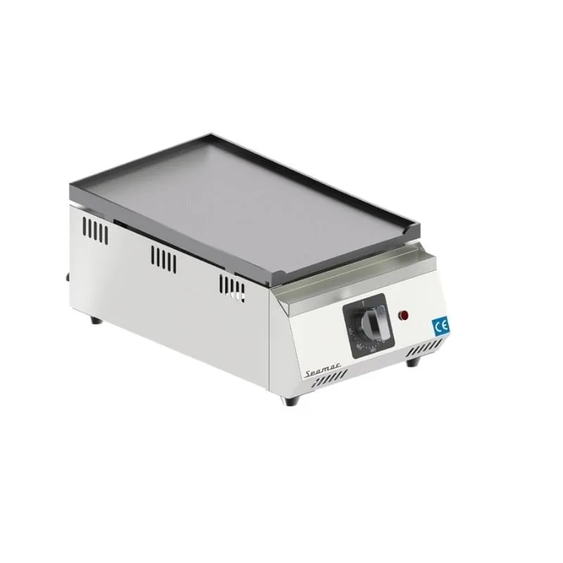 Seamac EDD30 Düz Döküm Izgara, 30 cm, Elektrikli