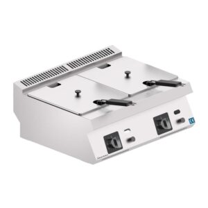 Seamac FRG16 Çift Kapaklı Fritöz, 8+8 L, Gazlı