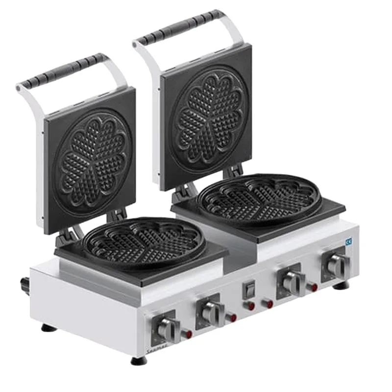Seamac WFC3 Küçük Çiçek Model Çiftli Waffle Makinesi, Elektrikli