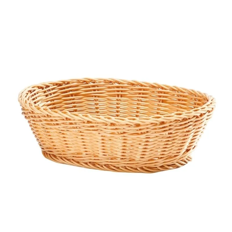 Zicco JQ 1001-B Oval Ekmek Sepeti 25x19x8 cm Açık Renk