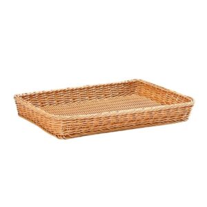 Zicco JQ 4206-IB Dikdörtgen Plastik Ekmek Sepeti 40x29x5 cm
