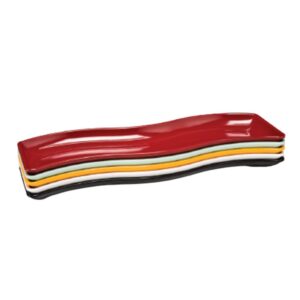 Zicco K-1071 S Model Melamin Teşhir Tabağı 60x18x4 Beyaz