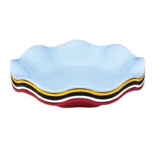 Zicco K-1403 Melamin Papatya Teşhir Tabağı 45x7 cm Siyah