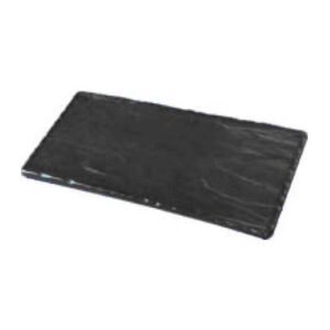 Zicco K-2051 Melamin Teşhir Tabağı 19x44.5 cm Mat Siyah