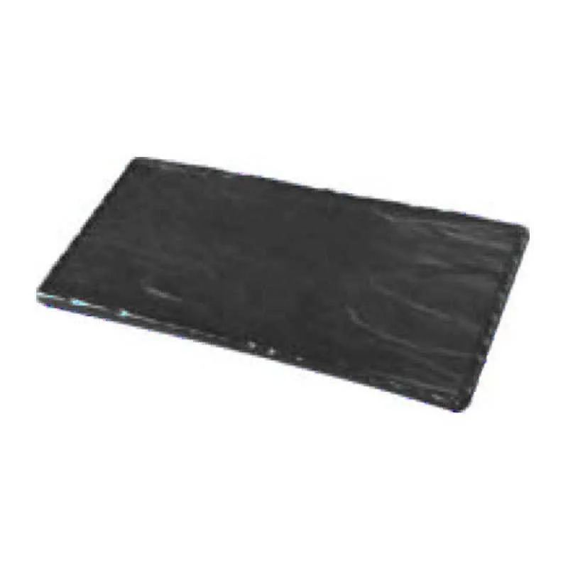 Zicco K-2051 Melamin Teşhir Tabağı 19x44.5 cm Mat Siyah