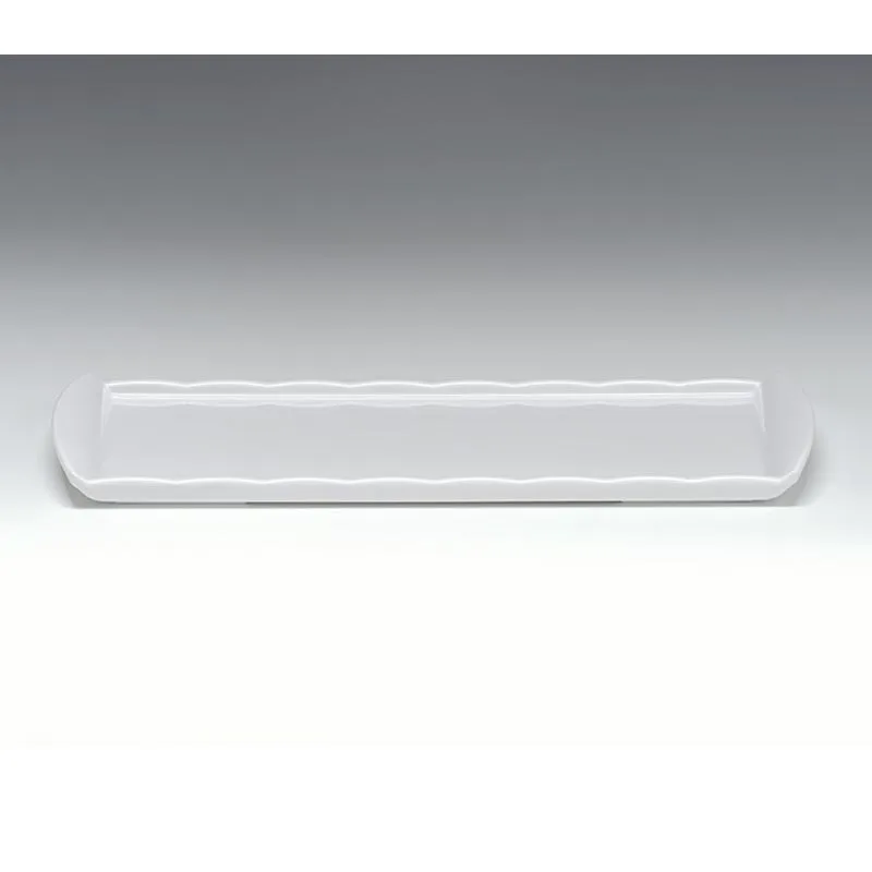 Zicco K-2053 Melamin Teşhir Tabağı 15x35 cm Beyaz