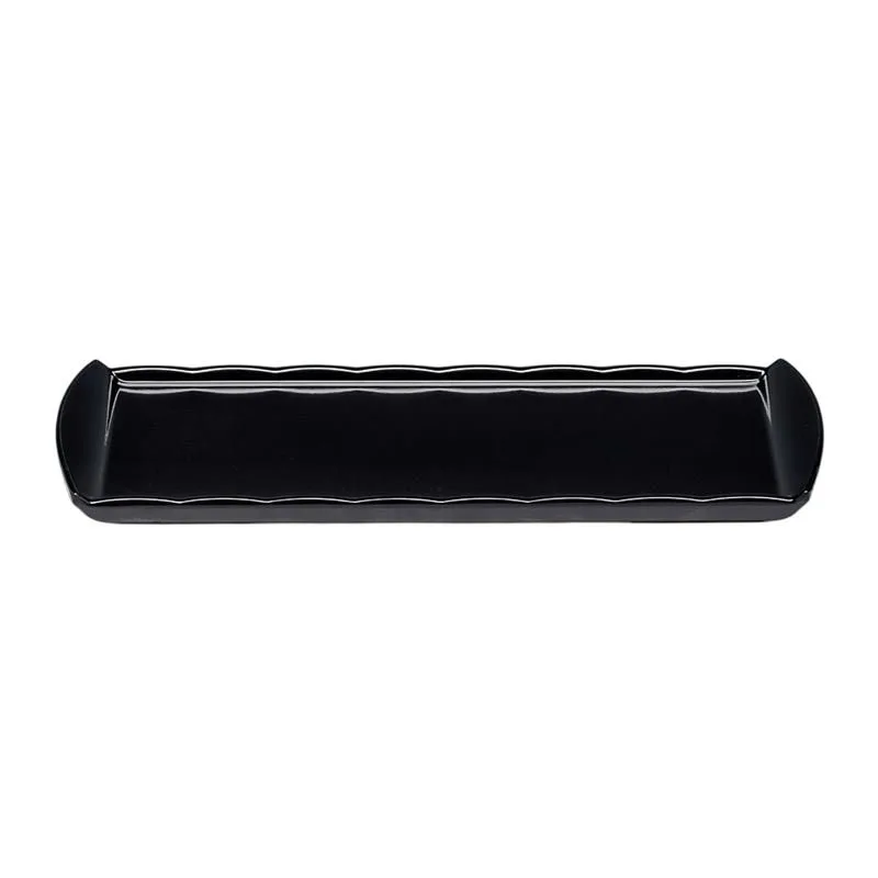 Zicco K-2054 Melamin Teşhir Tabağı 20x35 cm Siyah