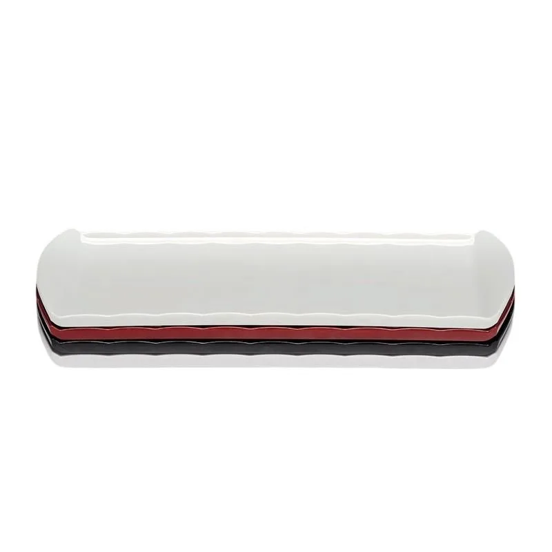Zicco K-2055 Melamin Teşhir Tabağı 25x43 cm Beyaz