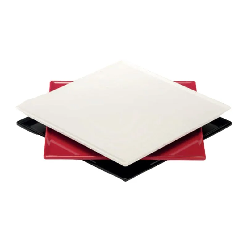 Zicco K-2060 Melamin Teşhir Tabağı 29x29 cm Beyaz