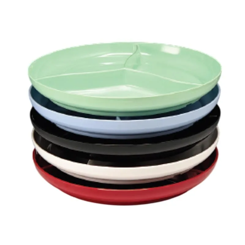 Zicco K-5347-B Yuvarlak Melamin Teşhir Tabağı 39x5 cm Turuncu