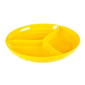 Zicco K-5347 Bölmeli Melamin Teşhir Tabağı 39x5 cm Sarı