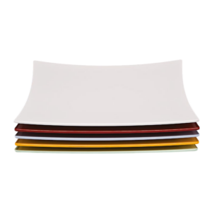 Zicco K-777 Melamin Kare Teşhir Tabağı 35x35 cm Beyaz