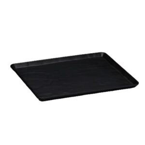 Zicco K-9350 Taş Model Melamin Teşhir Tabağı 26x32 cm Siyah