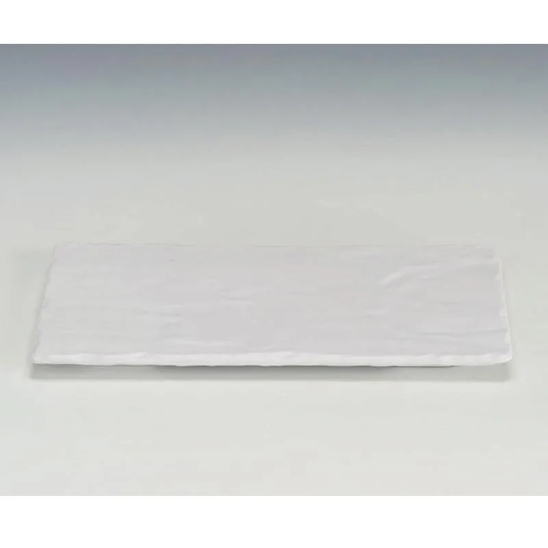 Zicco K-9450 Taş Model Melamin Teşhir Tabağı 16.5x30 cm Beyaz
