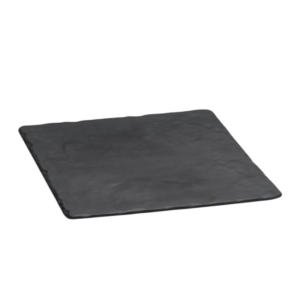 Zicco K-9500 Taş Model Melamin Teşhir Tabağı 26x32 cm Siyah