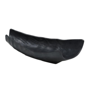 Zicco K-9600 Taş Model Melamin Teşhir Tabağı 13x26 cm Siyah