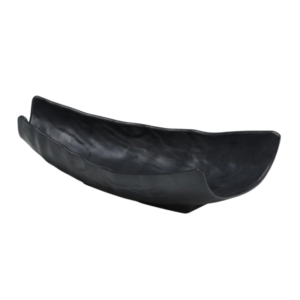 Zicco K-9600 Taş Model Melamin Teşhir Tabağı 13x26 cm Siyah