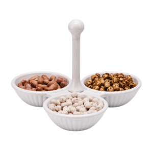 Zicco K-969 3’lü Melamin Çerezlik Beyaz