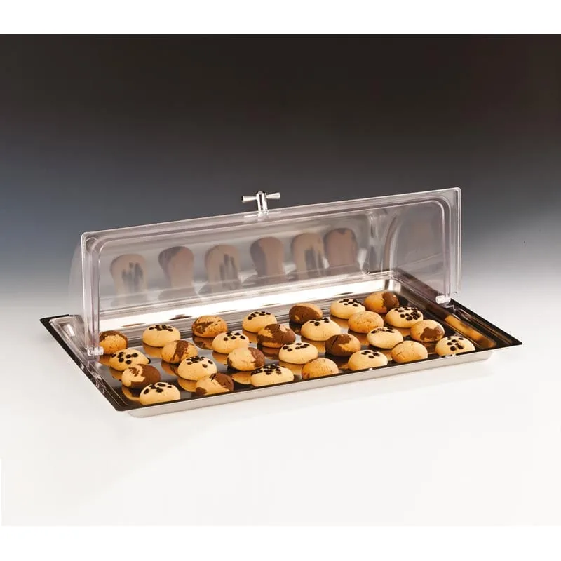 Zicco ZCP-018 Rolltop Kapaklı Polikarbon Muhafaza Kabı GN 1/1 56x36 cm