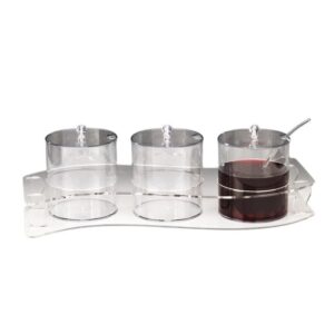 Zicco ZCP-122 Polikarbon Sosluk Reçellik Standı 3'lü 2.1 L 60x20 cm