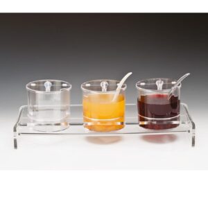 Zicco ZCP-200 Polikarbon Sosluk Reçellik Standı 3'lü 19.5x57x9 cm